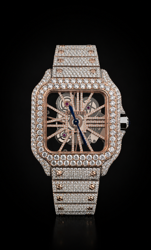 Cartier Santos, Two-Tone, VVS